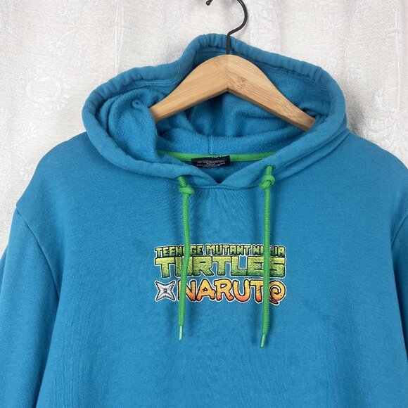 Teenage Mutant Ninja Turtles x Naruto Group Shot Hoodie BoxLunch women XL TMNJ - Picture 4 of 15